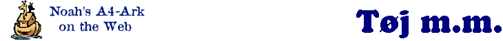 Tøj m.m.