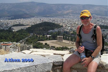 Noah p Akropolis med Olympion og det gamle stadion i baggrunden